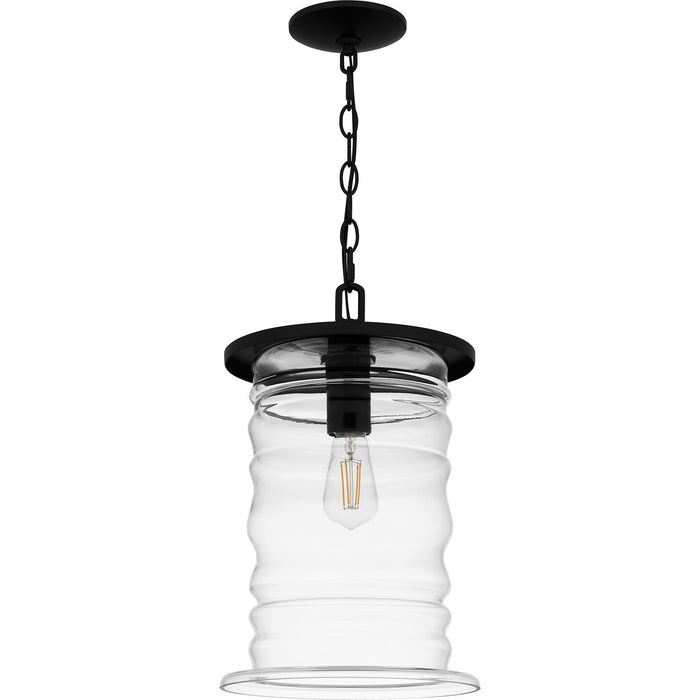 Quoizel NAD1910MBK One Light Outdoor Hanging Lantern, Matte Black