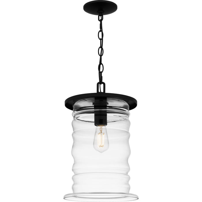 Quoizel NAD1910MBK One Light Outdoor Hanging Lantern, Matte Black