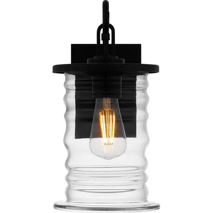 Quoizel NAD8406MBK One Light Outdoor Wall Mount, Matte Black