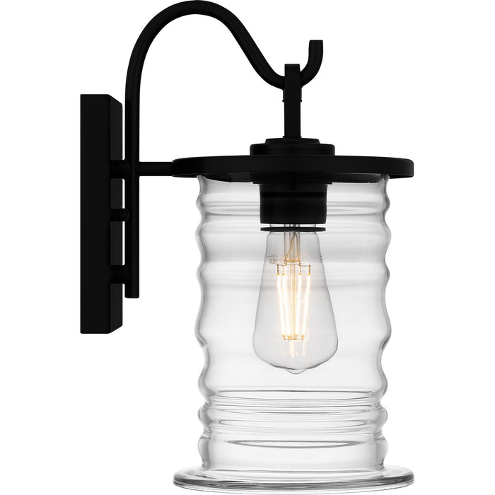 Quoizel NAD8406MBK One Light Outdoor Wall Mount, Matte Black