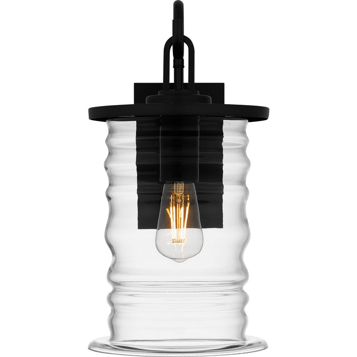Quoizel NAD8408MBK One Light Outdoor Wall Mount, Matte Black