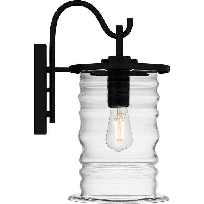 Quoizel NAD8408MBK One Light Outdoor Wall Mount, Matte Black