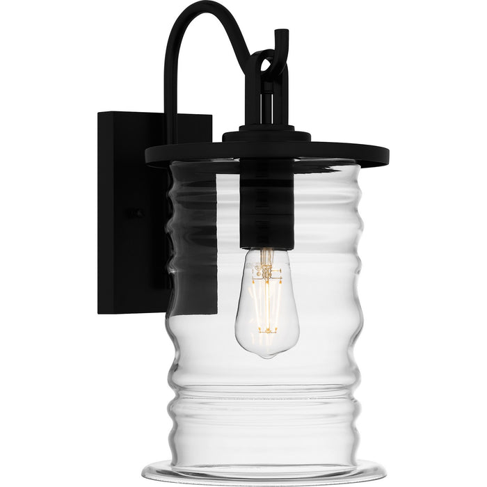 Quoizel NAD8408MBK One Light Outdoor Wall Mount, Matte Black