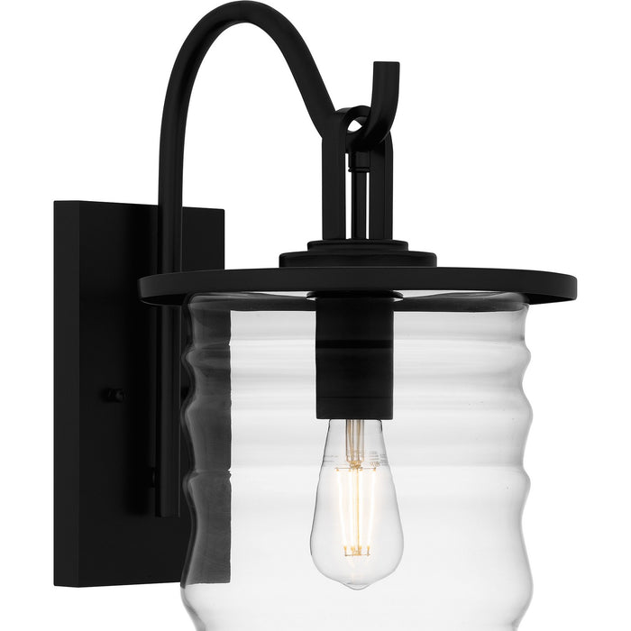 Quoizel NAD8410MBK One Light Outdoor Wall Mount, Matte Black