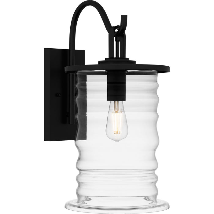 Quoizel NAD8410MBK One Light Outdoor Wall Mount, Matte Black