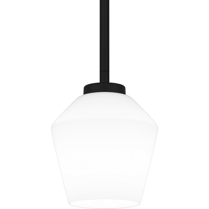 Quoizel NIE1505MBK One Light Mini Pendant, Matte Black