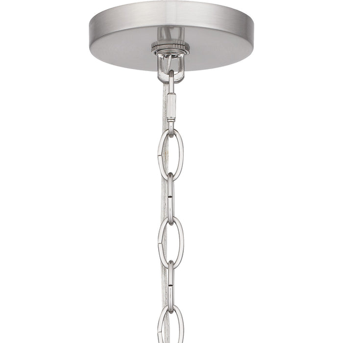 Quoizel NIE2817BN Three Light Pendant, Brushed Nickel