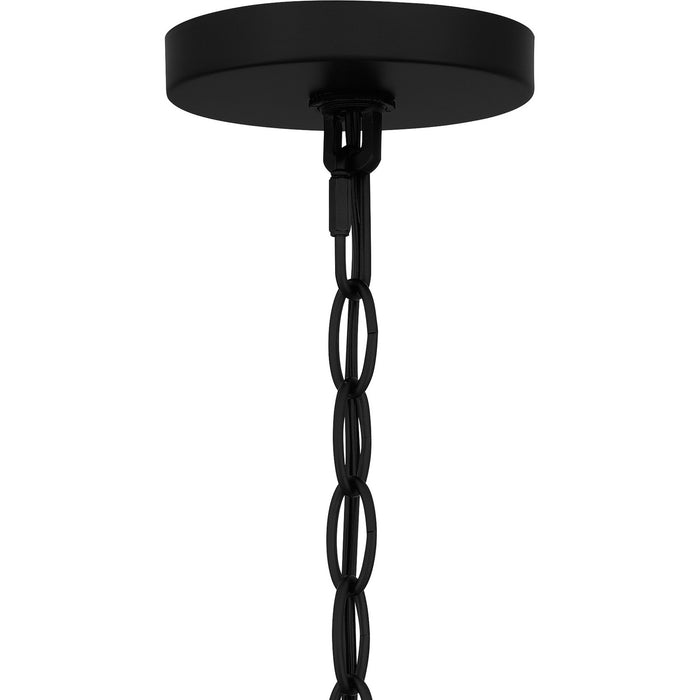 Quoizel NIE2817MBK Three Light Pendant, Matte Black