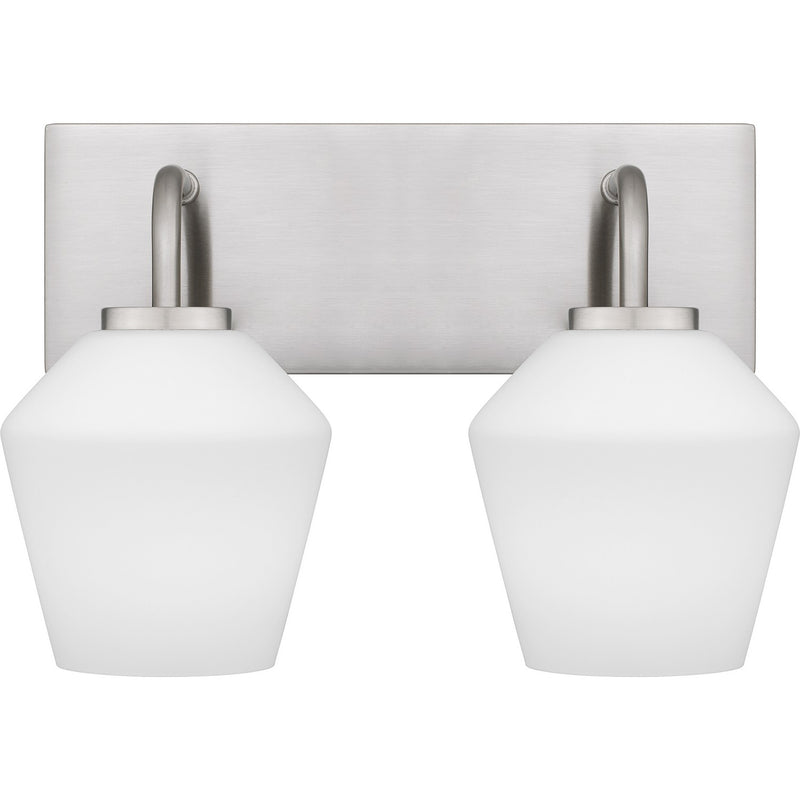 Quoizel NIE8613BN Two Light Bath, Brushed Nickel