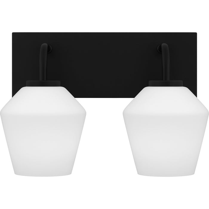 Quoizel NIE8613MBK Two Light Bath, Matte Black