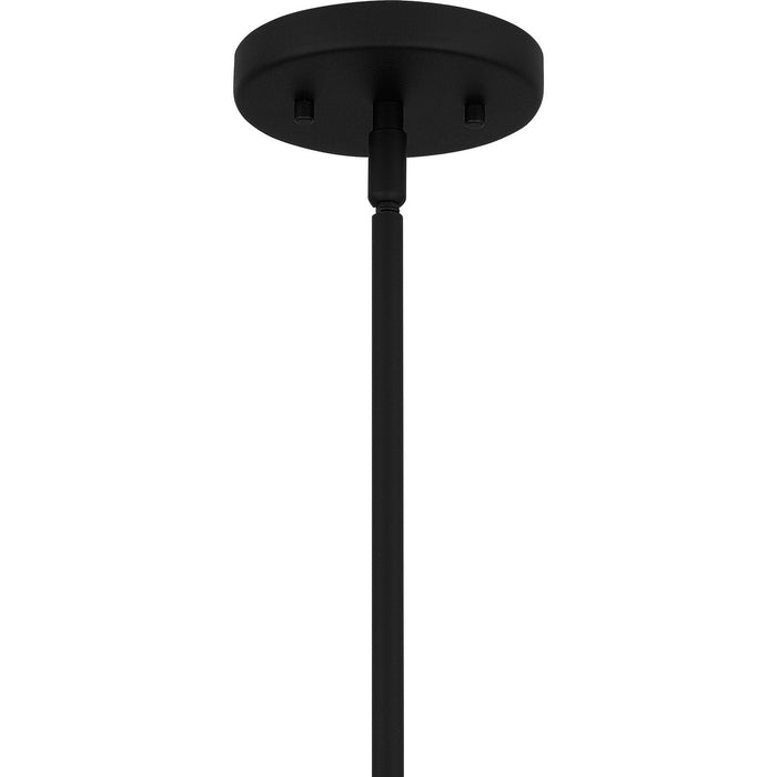 Quoizel OAK5025EK Six Light Chandelier, Earth Black