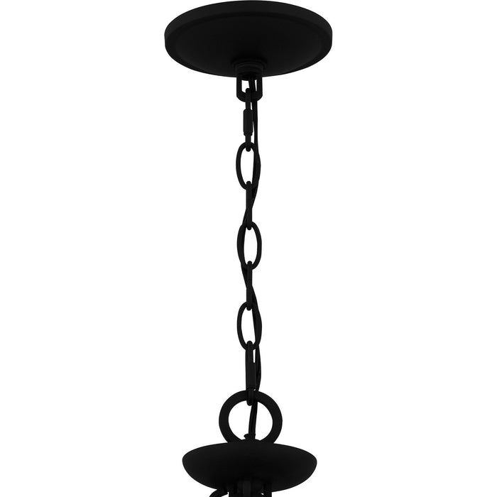 Quoizel OCA5032EK Nine Light Chandelier, Earth Black
