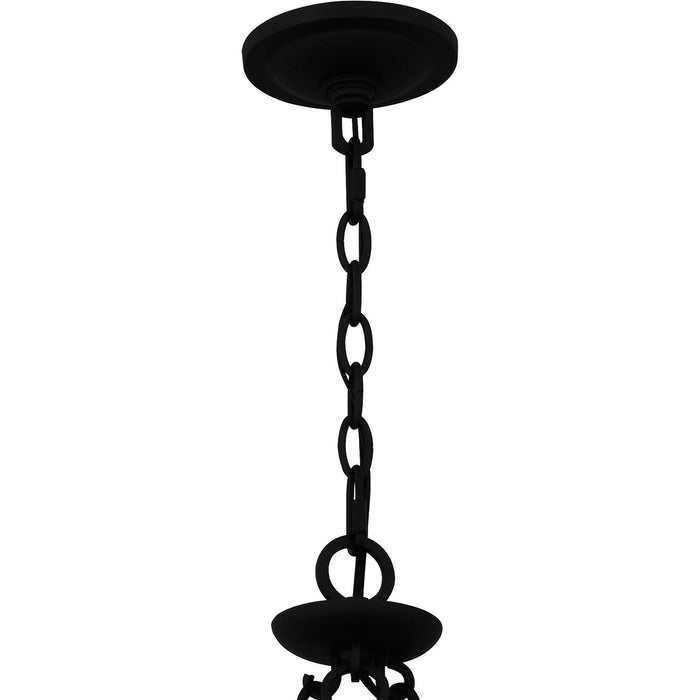Quoizel OCA5046EK 18 Light Chandelier, Earth Black