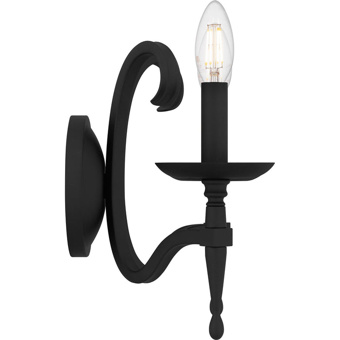 Quoizel OCA8714EK Two Light Wall Sconce, Earth Black