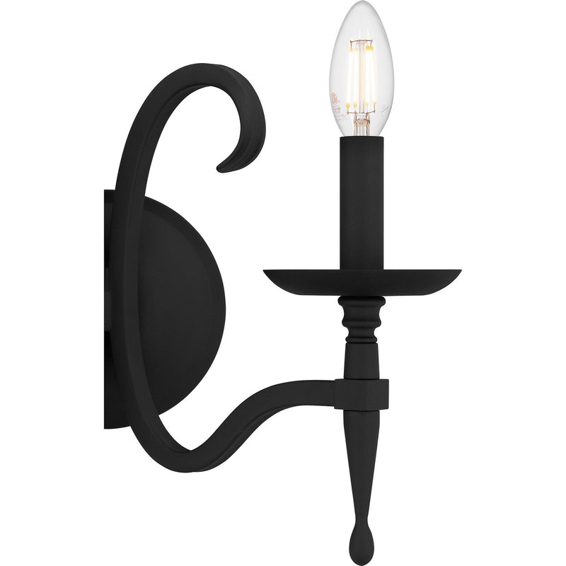 Quoizel OCA8714EK Two Light Wall Sconce, Earth Black
