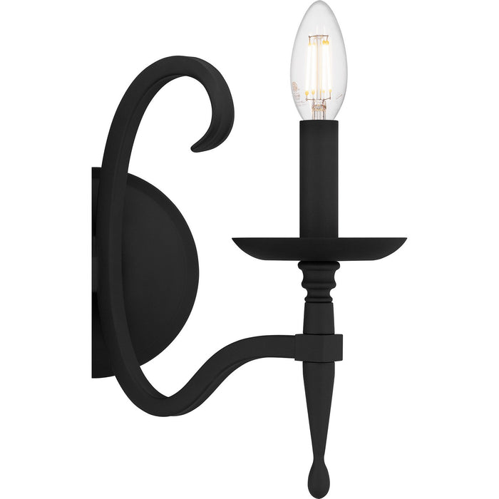Quoizel OCA8714EK Two Light Wall Sconce, Earth Black
