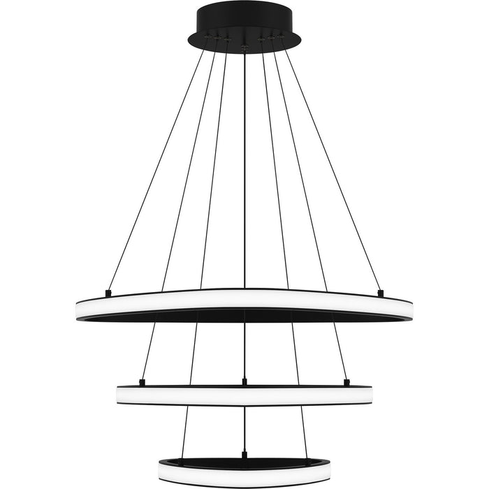 Quoizel PCBDO2827MBK LED Pendant, Matte Black