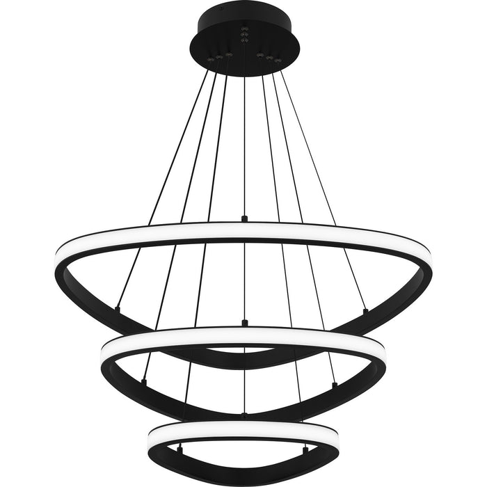 Quoizel PCBDO2827MBK LED Pendant, Matte Black