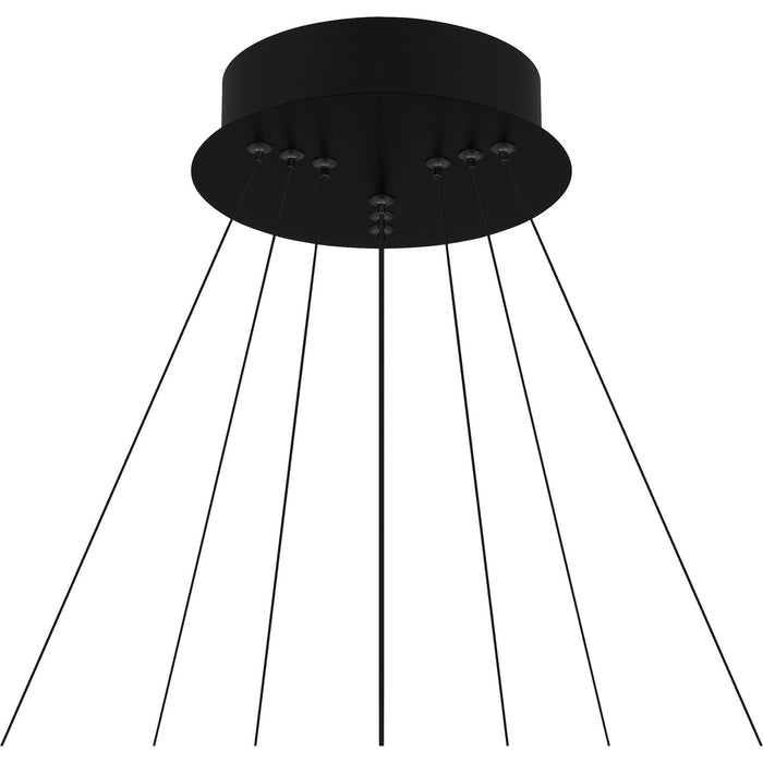 Quoizel PCBDO2827MBK LED Pendant, Matte Black