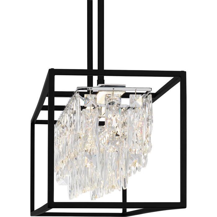 Quoizel PCBNC635MBK LED Linear Chandelier, Matte Black