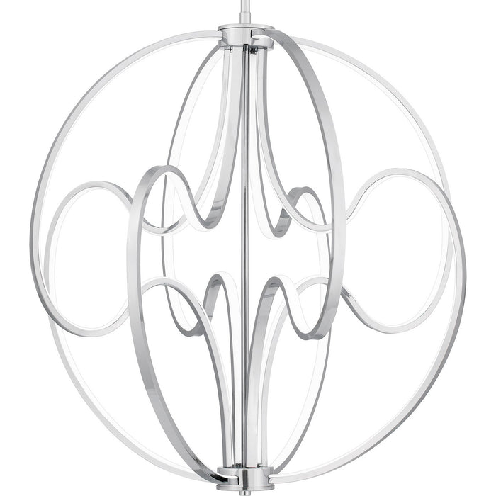 Quoizel PCCLR2824C LED Pendant, Polished Chrome