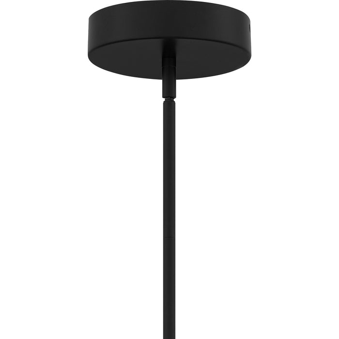 Quoizel PCCLR2824MBK LED Pendant, Matte Black