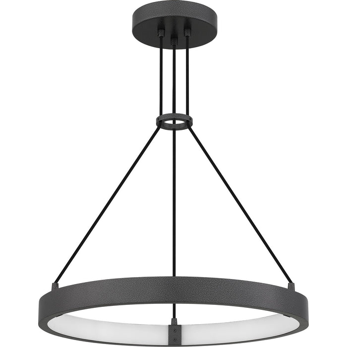 Quoizel PCDRU2824PCI LED Pendant, Pewter Cast Iron