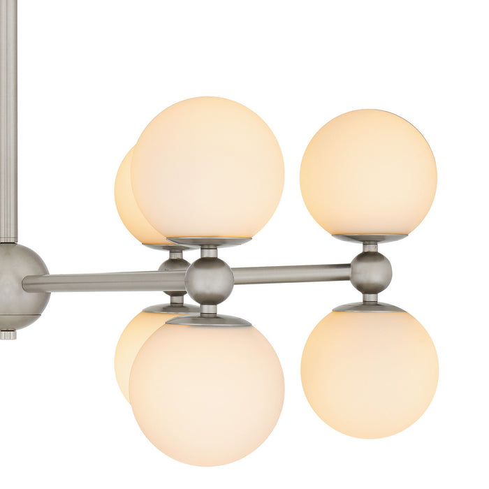 Quoizel PCELS5031BN 12 Light Chandelier, Brushed Nickel