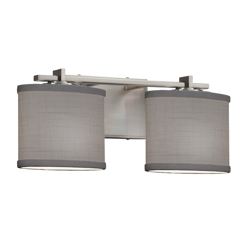 Justice Designs FAB-8442-30-GRAY-NCKL-LED2-1400 LED Bath Bar, Brushed Nickel