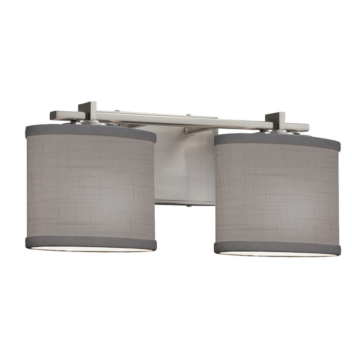 Justice Designs FAB-8442-30-GRAY-NCKL-LED2-1400 LED Bath Bar, Brushed Nickel