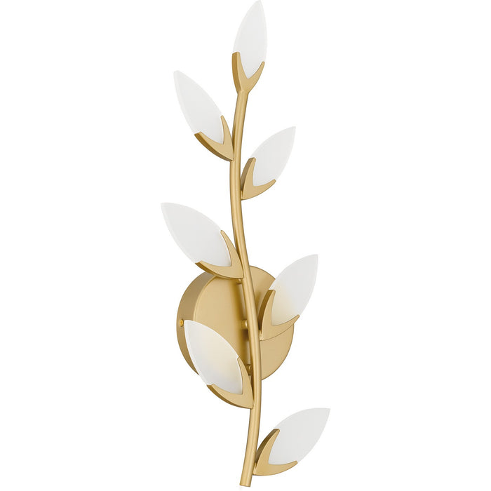 Quoizel PCFLR8708SGD LED Wall Sconce, Soft Gold