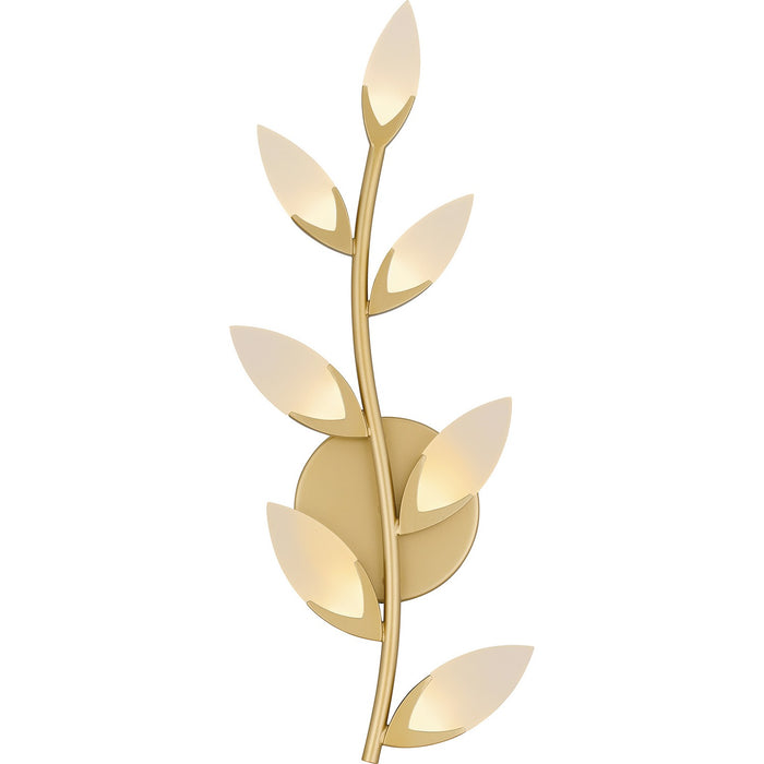 Quoizel PCFLR8708SGD LED Wall Sconce, Soft Gold