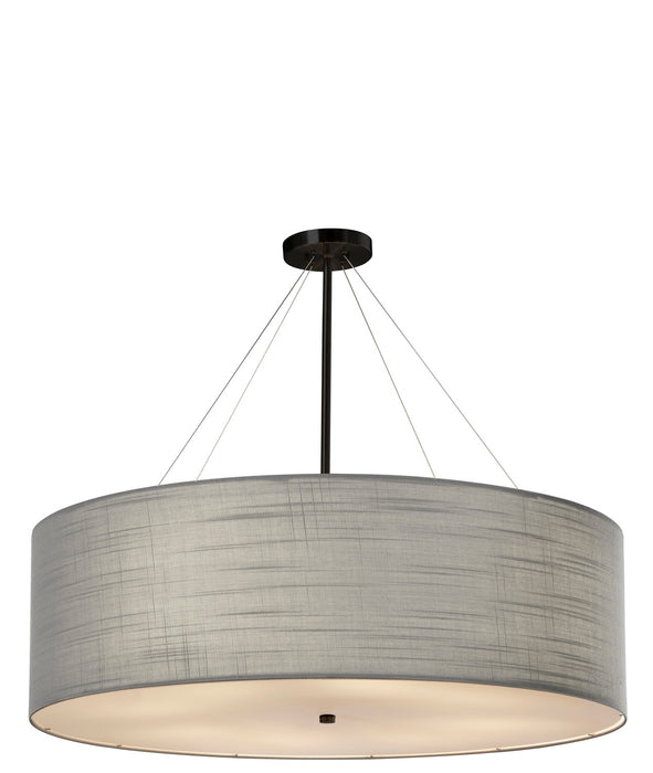 Justice Designs FAB-9594-GRAY-MBLK-LED8-5600 LED Pendant, Matte Black