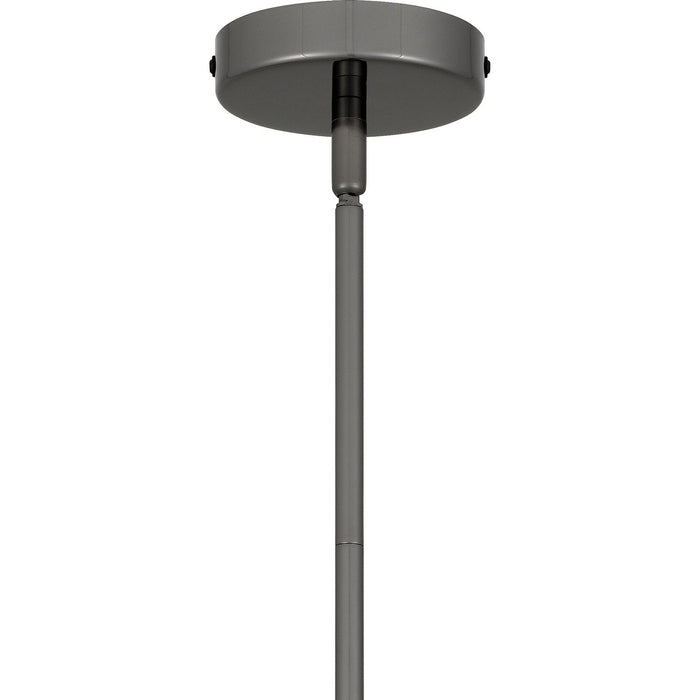 Quoizel PCHAY1505BCH One Light Mini Pendant, Black Chrome