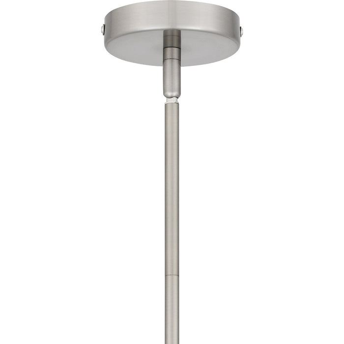 Quoizel PCHAY1505BN One Light Mini Pendant, Brushed Nickel