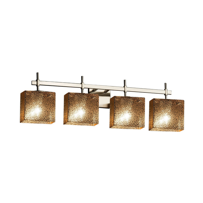 Justice Designs FSN-8414-55-MROR-NCKL-LED4-2800 LED Bath Bar, Brushed Nickel