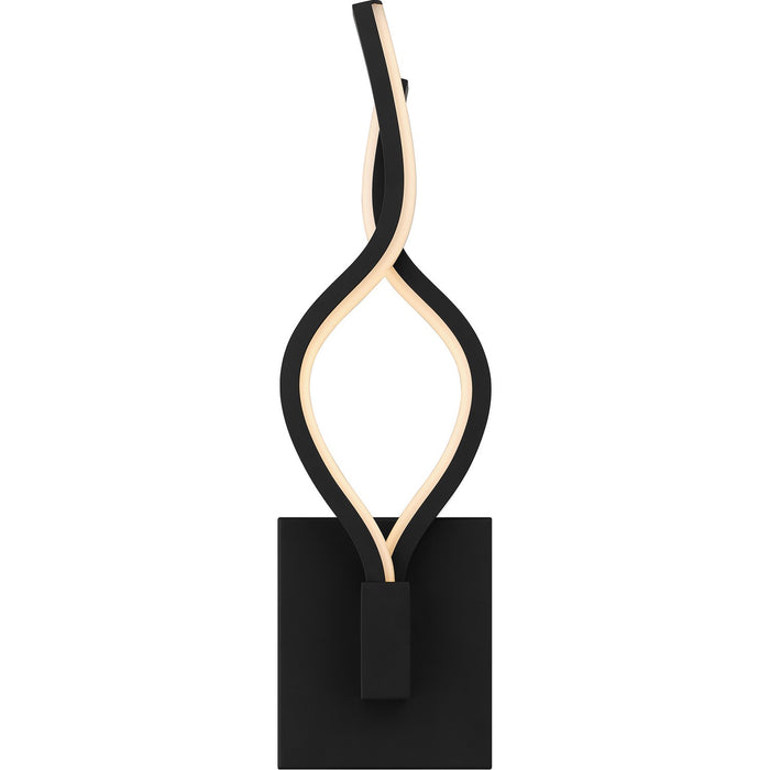 Quoizel PCISD8704MBK LED Wall Sconce, Matte Black