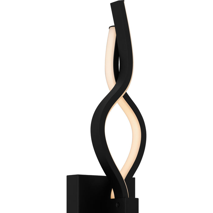 Quoizel PCISD8704MBK LED Wall Sconce, Matte Black