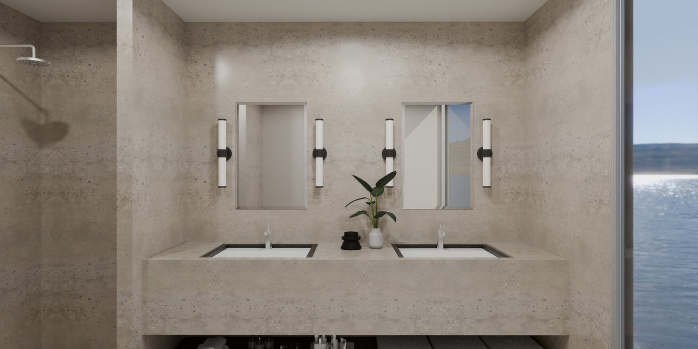 Quoizel PCKAY8522MBK LED Bath, Matte Black