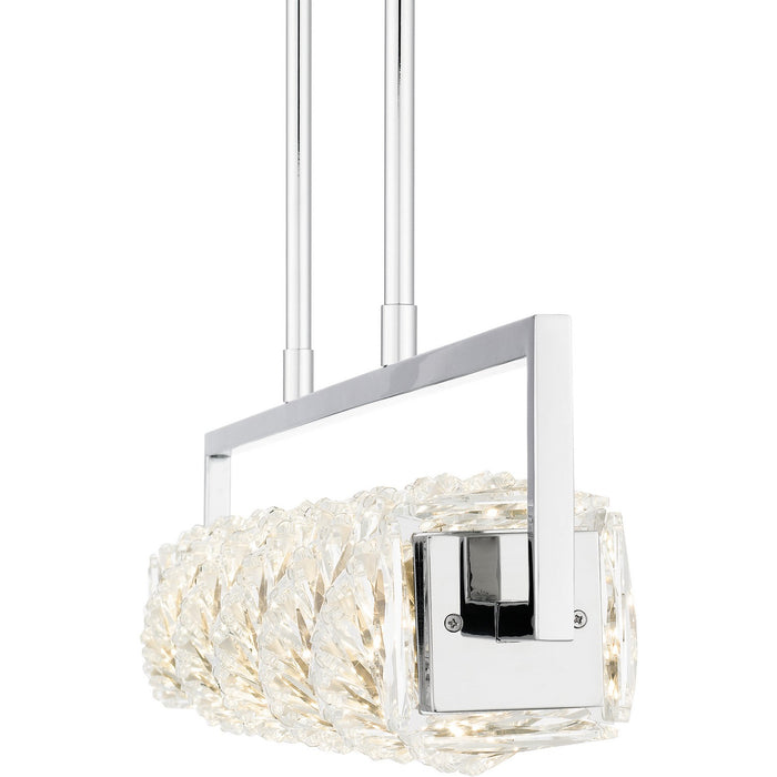 Quoizel PCKLA137C LED Linear Chandelier, Polished Chrome