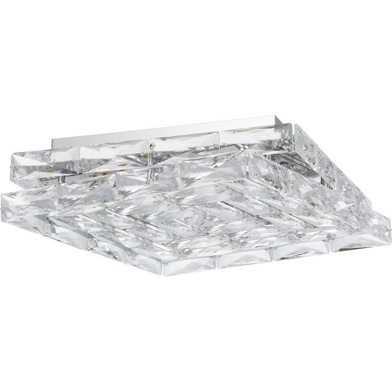 Quoizel PCMIL1615C LED Flush Mount, Polished Chrome