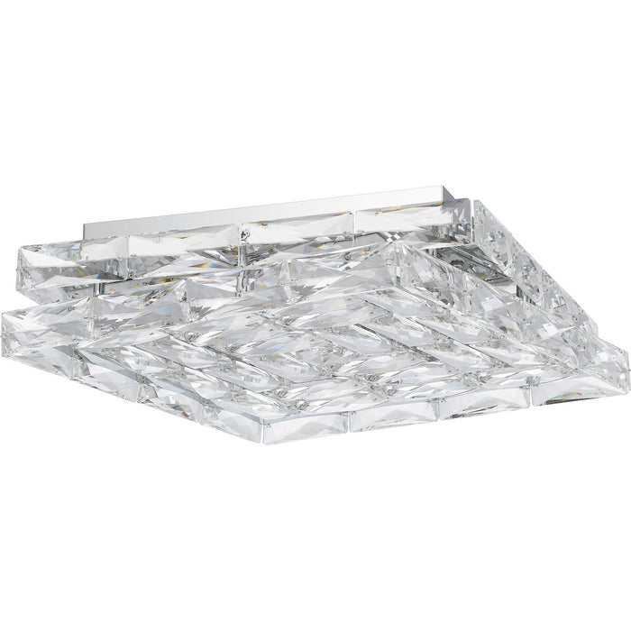 Quoizel PCMIL1615C LED Flush Mount, Polished Chrome