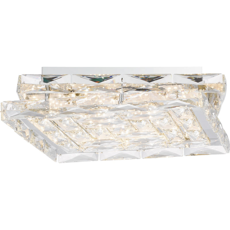 Quoizel PCMIL1615C LED Flush Mount, Polished Chrome