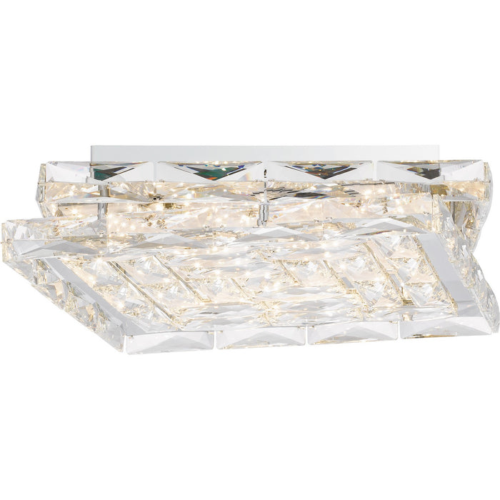 Quoizel PCMIL1615C LED Flush Mount, Polished Chrome