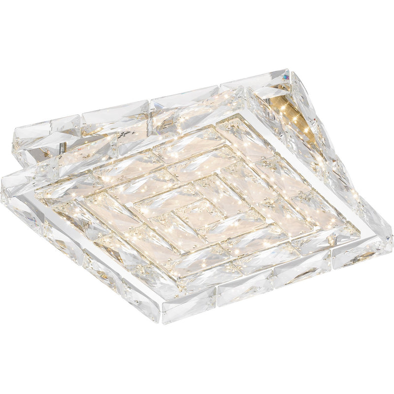 Quoizel PCMIL1615C LED Flush Mount, Polished Chrome