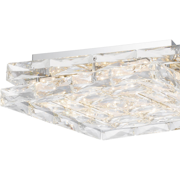 Quoizel PCMIL1615C LED Flush Mount, Polished Chrome