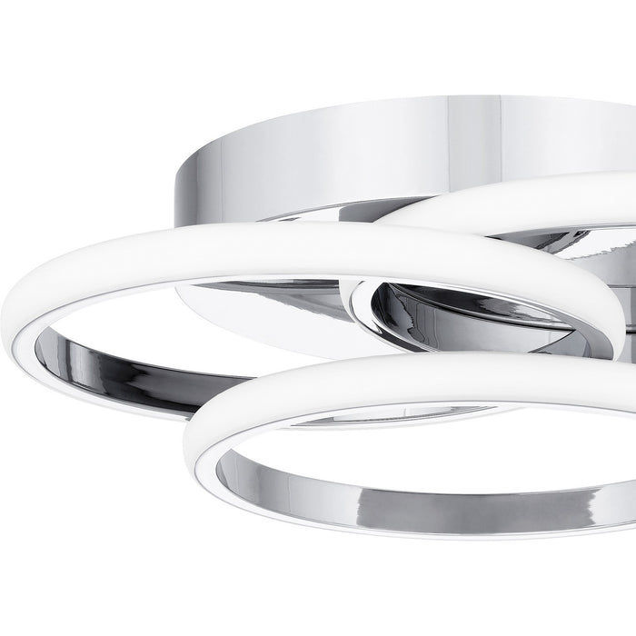 Quoizel PCMON1616C LED Flush Mount, Polished Chrome