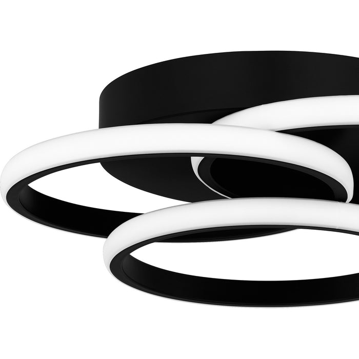 Quoizel PCMON1616MBK LED Flush Mount, Matte Black