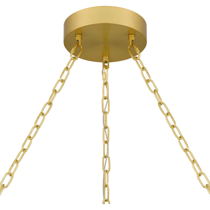 Quoizel PCOZA2827A LED Pendant, Antique Brass