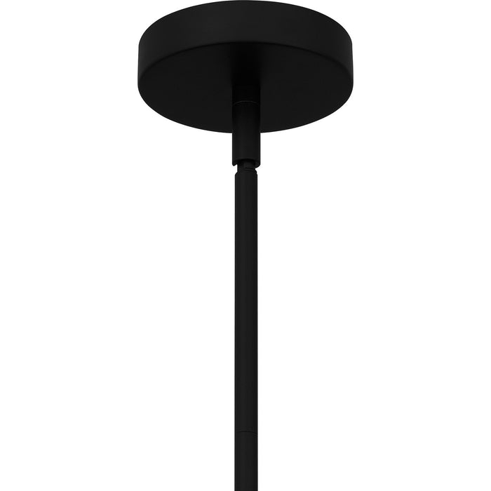 Quoizel PCRGL2816MBK Eight Light Pendant, Matte Black